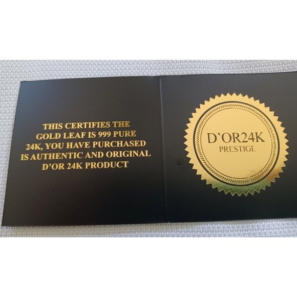 24K Gold Luxury Gift 17pc Deluxe Set-Face Masks, Eye Masks, Gold Leaf - Picture 4 of 6